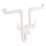 McAlpine Space-Saving Sink & Appliance P Trap White 40mm