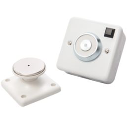 Geofire Conquest 230V Fire Door Retainer White 86mm