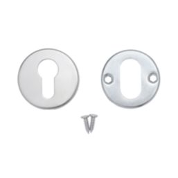 Eurospec  Euro Escutcheon (Pair) Polished Stainless Steel 54mm
