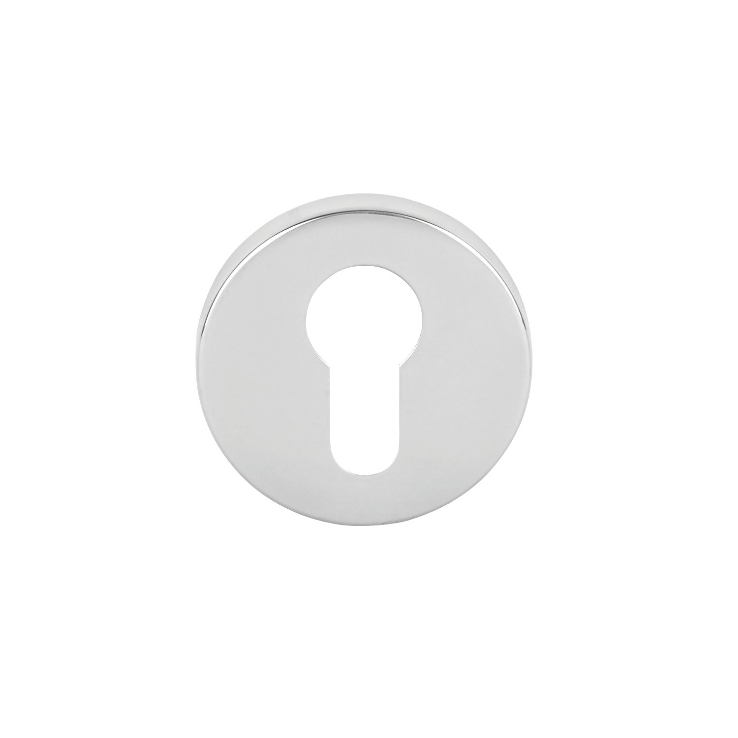 Eurospec Euro Escutcheon (Pair) Polished Stainless Steel 54mm (6618J)