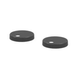 Toilet Seat Cover Caps Matt Black