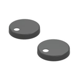 Toilet Seat Cover Caps Matt Black