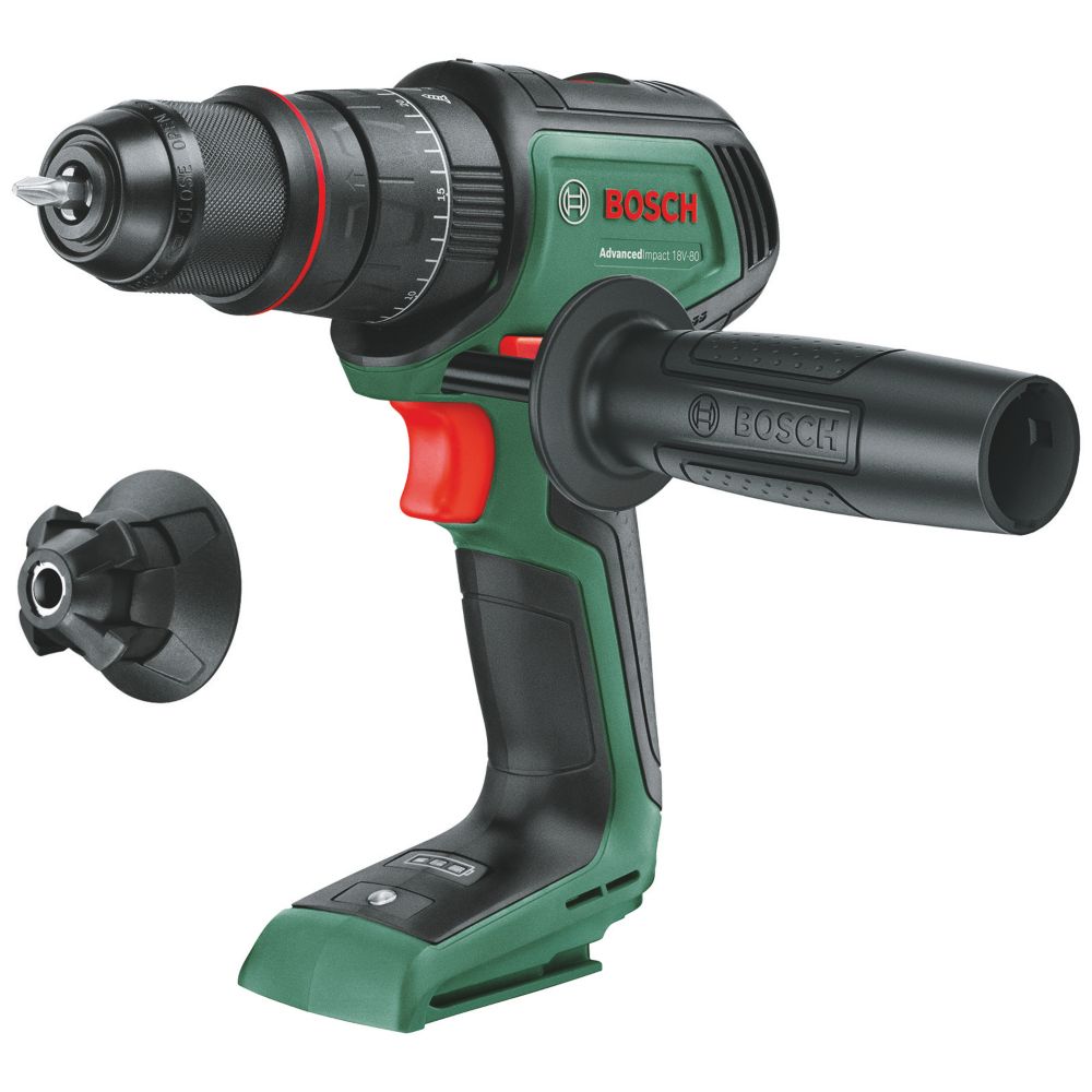 Bosch AdvancedImpact 18V-80 18V Li-Ion Power for All Brushless Cordless Combi Drill - Bare