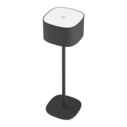 Calex Serino Rechargeable LED Table Lamp Black 90lm