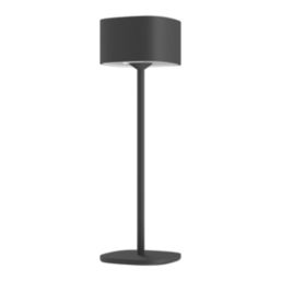 Calex Serino Rechargeable LED Table Lamp Black 90lm
