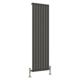 Reina Harley Single 1600mm x 490mm 2845BTU Anthracite Vertical Designer Radiator