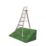 Werner Aluminium 2.27m 5 Step Swingback Platform Step Ladder