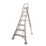 Werner Aluminium 2.27m 5 Step Swingback Platform Step Ladder