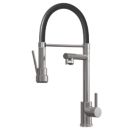 ETAL Goda  Multi-Use Kitchen Mixer Tap Brushed Steel