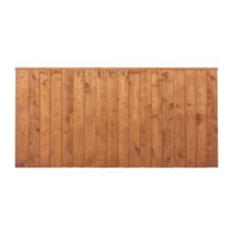 Forest Vertical Board Closeboard  Fence Panels Golden Brown 6' x 3' Pack of 20