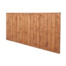 Forest Vertical Board Closeboard  Fence Panels Golden Brown 6' x 3' Pack of 20