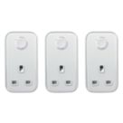 Hive Active 13A Smart Plug White 3 Pack