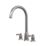 ETAL Cuthbert Dual Lever 3-Hole Kitchen Tap Pewter