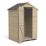 Forest  4' x 3' (Nominal) Apex Overlap Timber Shed with Base & Assembly