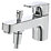 Ideal Standard Cerabase Deck-Mounted  Single Lever Bath Mixer & Shower Set Chrome