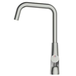 Clearwater Azia Battery-Powered Single Lever Monobloc Tap with Sensor Operation Brushed Nickel PVD
