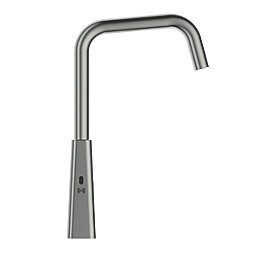 Clearwater Azia Battery-Powered Single Lever Monobloc Tap with Sensor Operation Brushed Nickel PVD