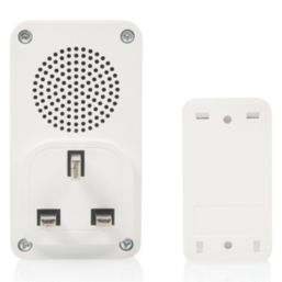 Byron DBY-23442BS Plug-In Wireless Door Chime White