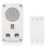 Byron DBY-23442BS Plug-In Wireless Door Chime White