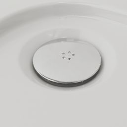 Shower Waste Chrome 90mm
