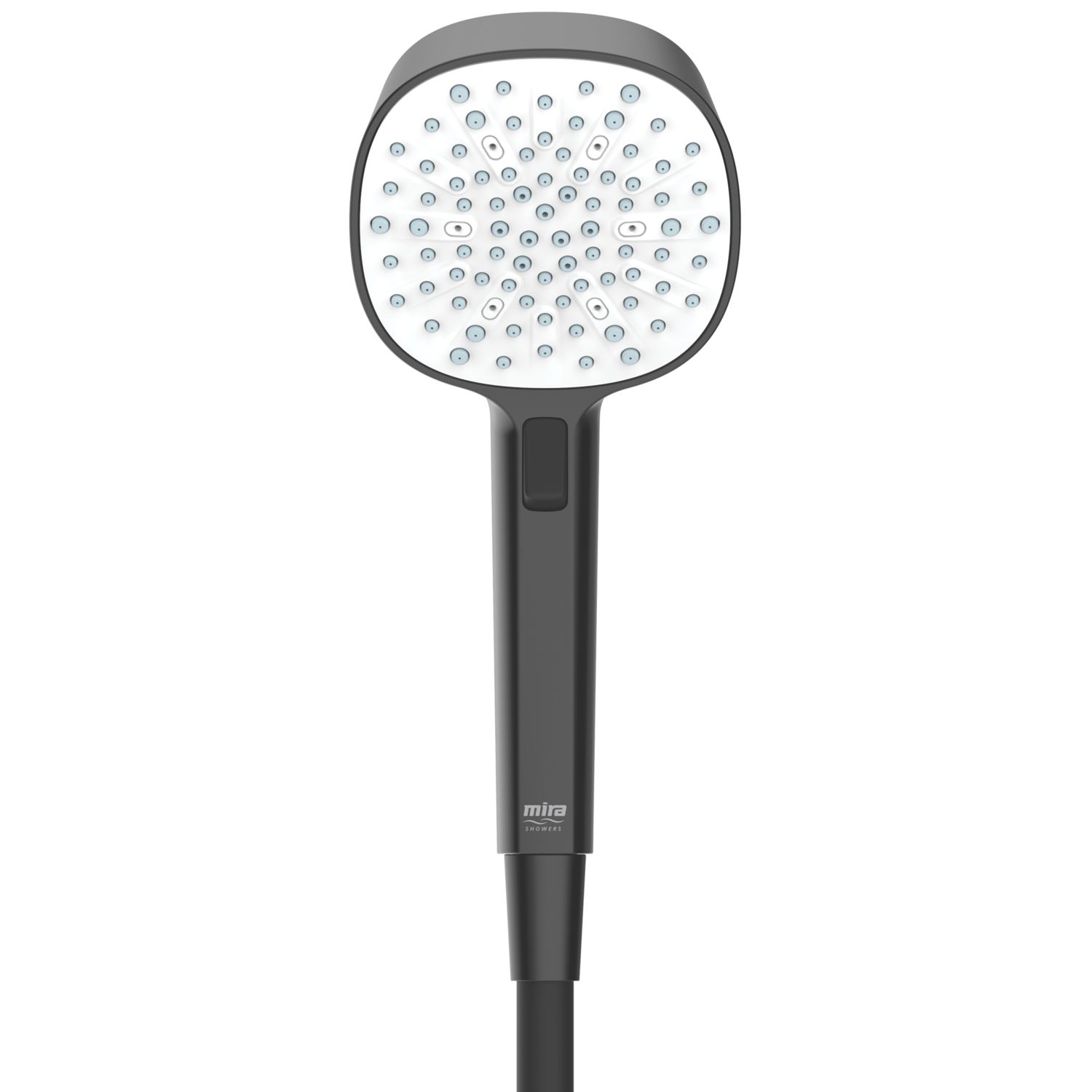 Mira Crisp Shower Handset Matt Black 110mm x 251mm (661PM)