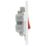 British General Evolve 45A 2-Gang 2-Pole Cooker Switch & 13A DP Switched Socket Pearlescent White with LED with White Inserts