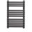 Towelrads 800mm x 500mm 1248BTU Black Flat Designer Towel Radiator