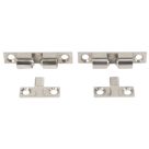 Essentials Ball Cabinet Catches Satin Nickel 42mm x 8mm 10 Pack