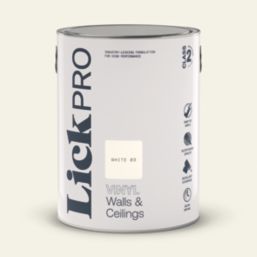 LickPro  5Ltr White 03 Vinyl Matt Emulsion  Paint