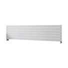Ximax Oceanus 445mm x 1800mm 3017BTU White Horizontal Designer Radiator