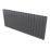 Ximax Oceanus 600mm x 1420mm 4635BTU Anthracite Horizontal Designer Radiator