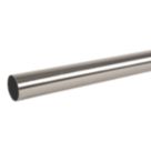 Essentials Tube Brushed Nickel 1830mm x 25mm