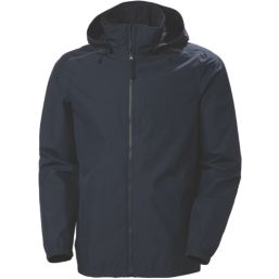 Helly Hansen Manchester 2.0 Shell Waterproof Jacket Navy 2X Large Size 48.5" Chest
