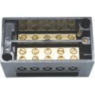 British General  100A Heavy Duty Junction Box 97 x 42 x 55mm Brown