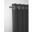 Rothley Polished Gunmetal Extendable Curtain Pole w/ Stud Finials 28mm x 125-216cm