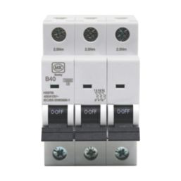 MK Sentry  40A 3-Pole B Curve 3-Phase MCB