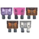 Pearl Consumables Assorted Standard Blade Auto Fuses 3-25A 5 Pieces