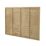 Forest Super Lap  Fence Panels Natural Timber 6' x 5' Pack of 10