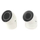 Ariston  Coaxial Elbow 45°  2 Pack