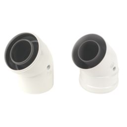 Ariston  Coaxial Elbows 45°  2 Pack