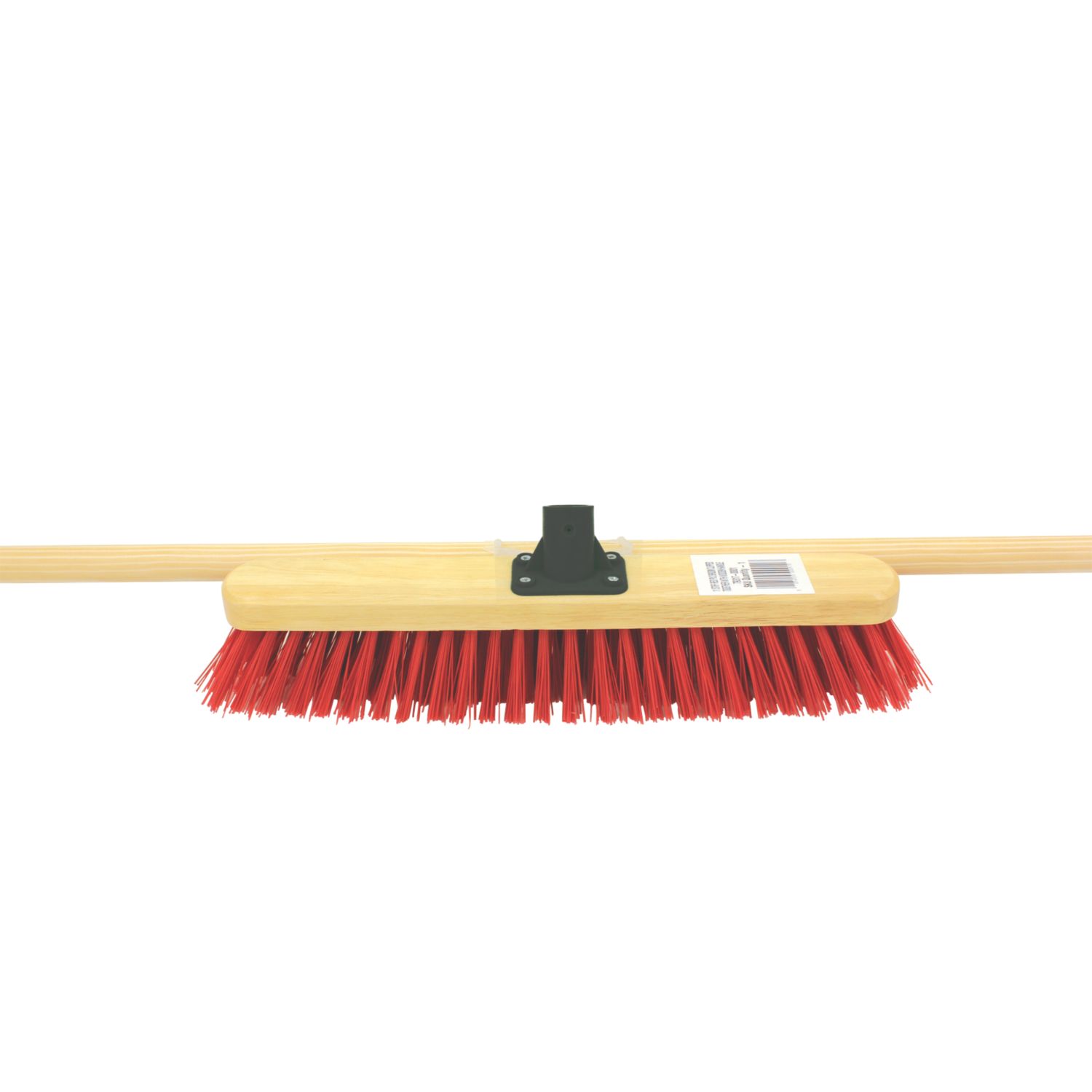 Stiff Wooden Broom 18" (450mm) (66212)