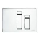 Fluidmaster Schwab Vivo 634678 Dual-Flush Flushing Plate Gloss Chrome