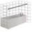 Croydex Straight Premier Shower Curtain Rail Stainless Steel Chrome 2000mm