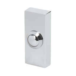 Byron 2207C Bell Push U2013 Flush Ounted U2013 Chroe Finish - Doorbell Chies