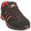 Site Coltan    Safety Trainers Black / Red Size 8