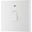 British General 900 Series 20A 1-Gang DP Control Switch White with Neon