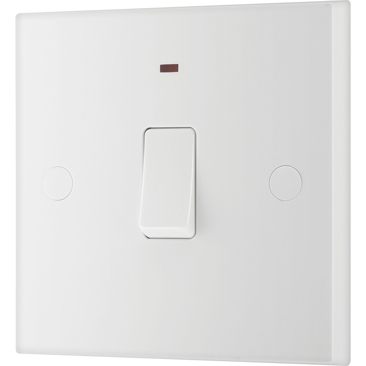 British General 900 Series 20A 1-Gang DP Control Switch White with Neon (66238)