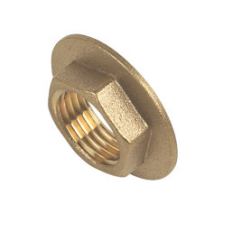 Flomasta BSP Female Flanged Backnuts 1/2" x  2 Pack