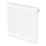 Flomasta 600mm x 605mm 2580BTU White Horizontal 3 Column Radiator