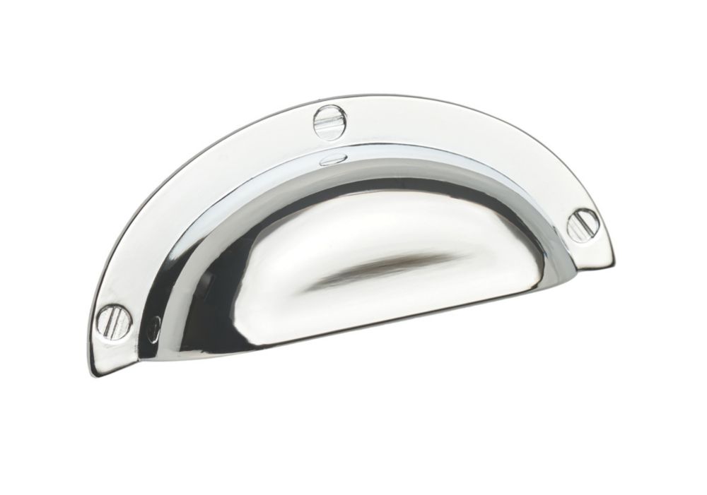 Elite Knobs & Handles Shell Pull Handle Polished Chrome 94mm Screwfix